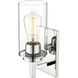 Janna Indoor Wall Sconce Wall Light in Chrome